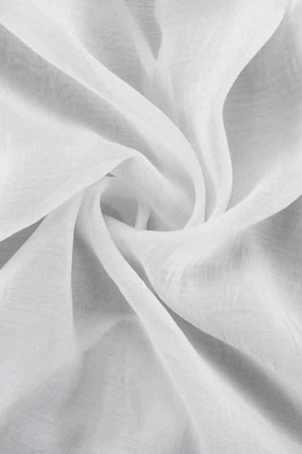 Ruffled Sheer Blouse