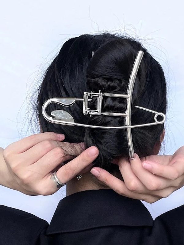 Safety Pin Hair Claw
