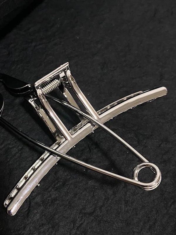 Safety Pin Hair Claw