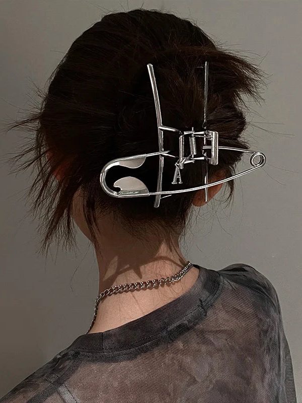 Safety Pin Hair Claw