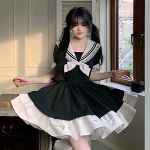 Sailor Collar Mini Dress