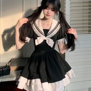Sailor Collar Mini Dress