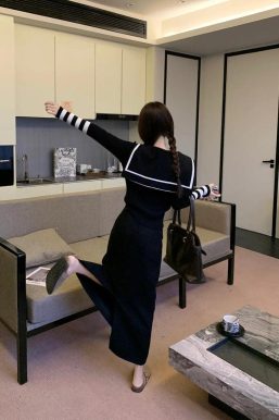 Sailor Top & Maxi Skirt Two Piece Set