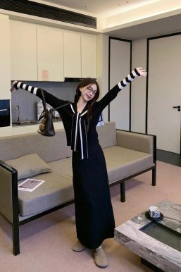 Sailor Top & Maxi Skirt Two Piece Set