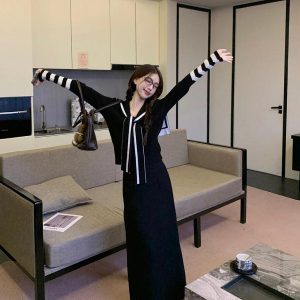 Sailor Top & Maxi Skirt Two Piece Set