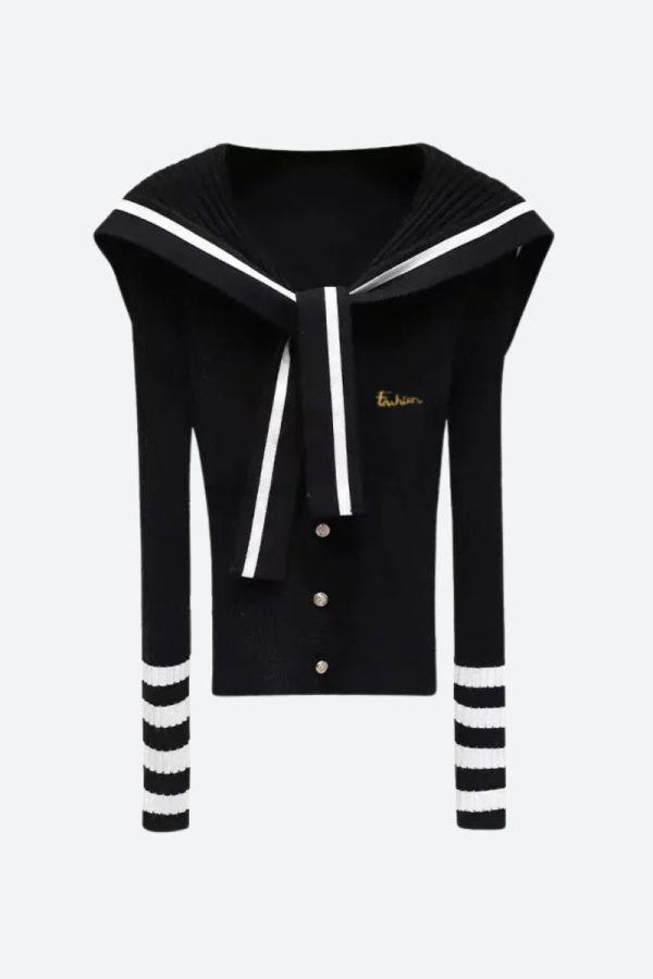 Sailor Top & Maxi Skirt Two Piece Set