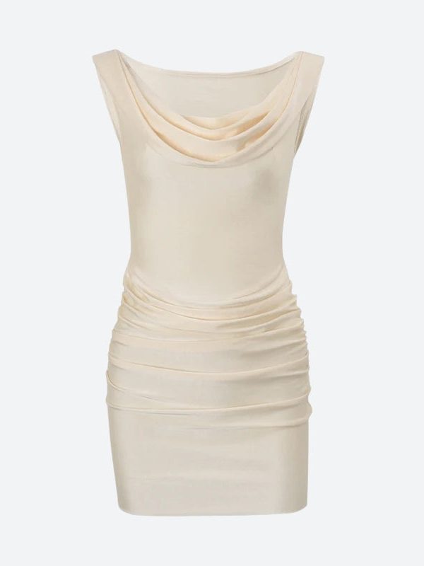 Satin Bodycon Mini Dress