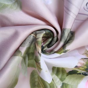 Satin Floral Midi Dress