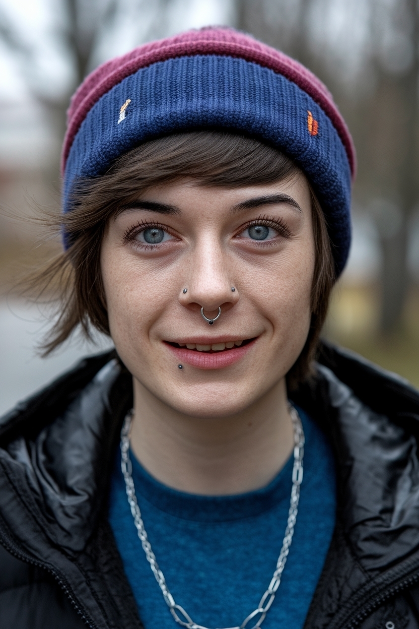 Septum and Nose Piercing Together: Styling Tips outfit idea