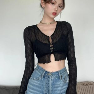 Sheer Crop Top