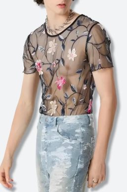 Sheer Floral Top