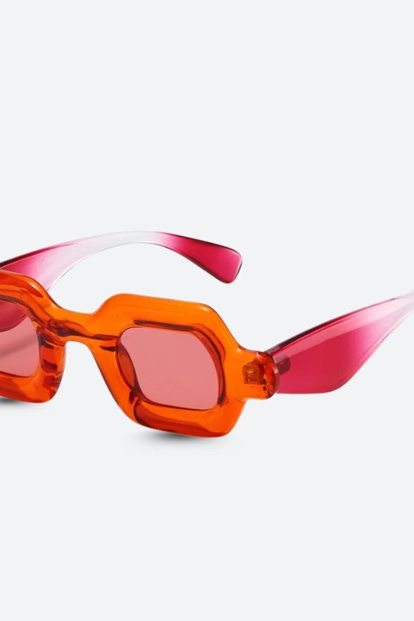 Sheer Rectangle Sunglasses