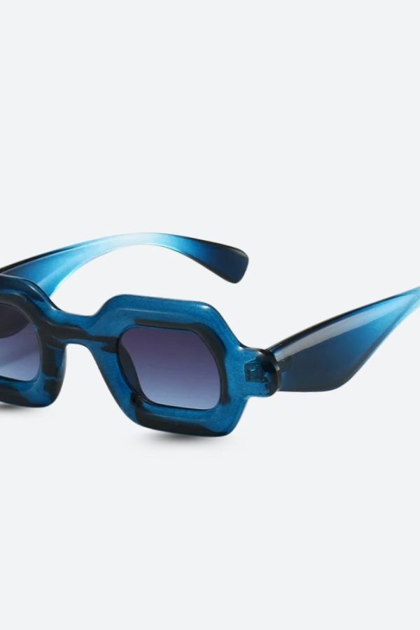 Sheer Rectangle Sunglasses