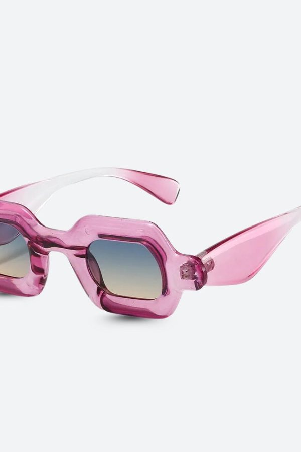 Sheer Rectangle Sunglasses