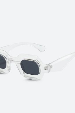 Sheer Rectangle Sunglasses