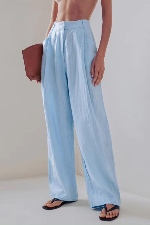 Shirt & Pants Blue Two Piece Set