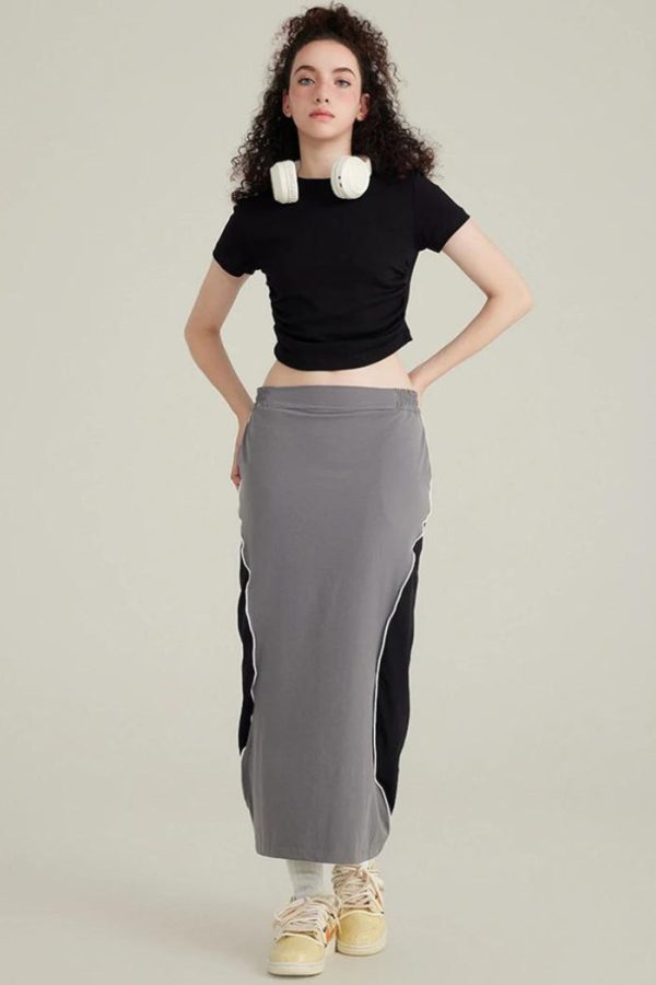 Side Ruched Crop Top