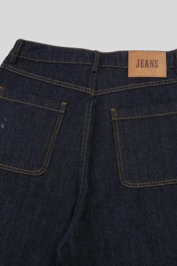 Side Stripe Wide Jeans