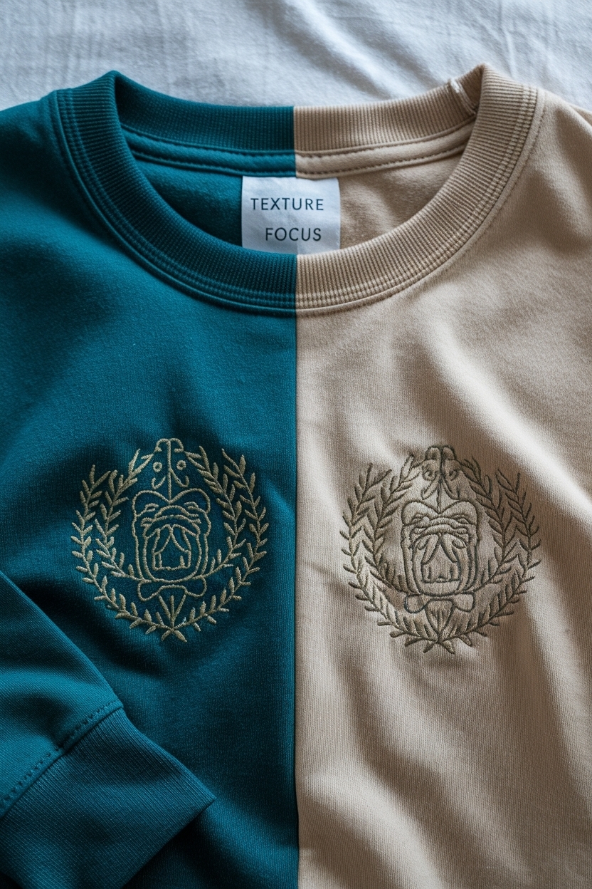 Size Comparison Flat Lay of Embroidered Pieces outfit idea