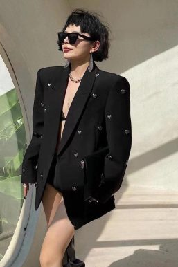 Silver Hearts Blazer