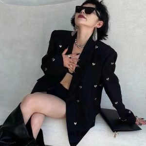 Silver Hearts Blazer