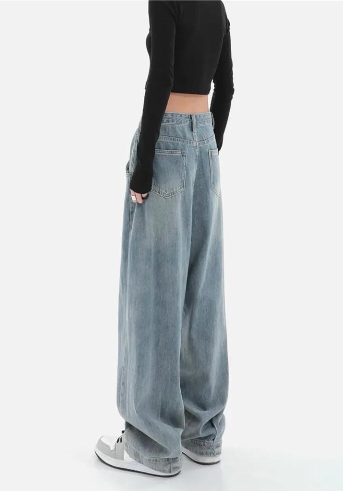 Skater Pleated Baggy Jeans Skater Pleated Baggy Jeans