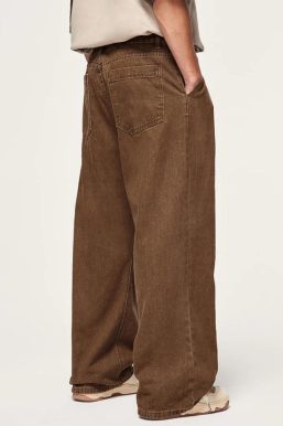 Skater Wide Leg Denim Jeans