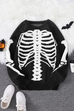 Skeleton Pullover Sweater