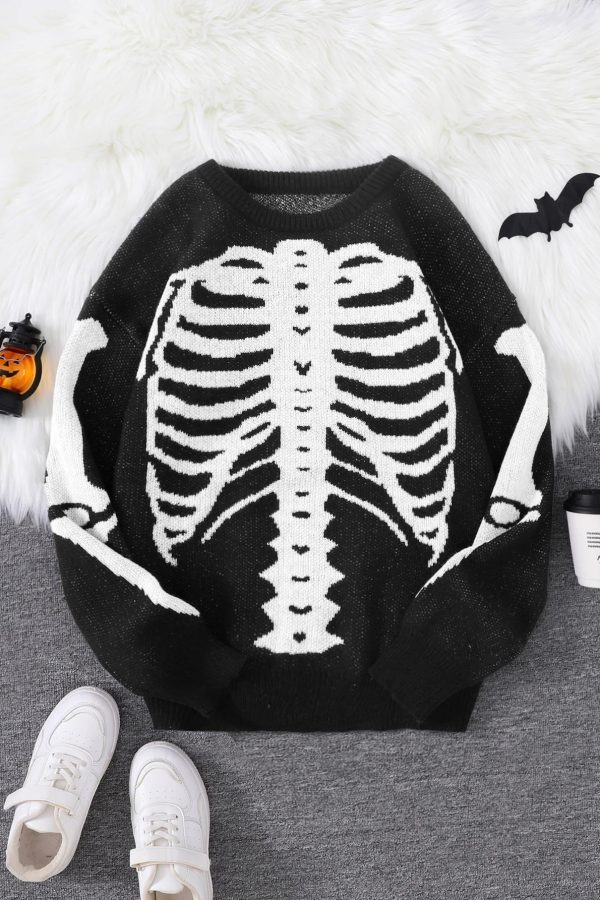 Skeleton Pullover Sweater