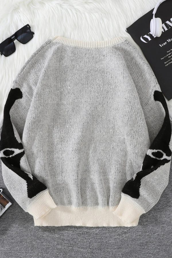 Skeleton Pullover Sweater