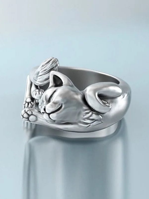 Sleeping Cat Ring