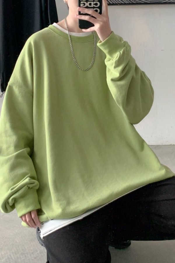 Soft Boy Basic Oversized Sweatshirt