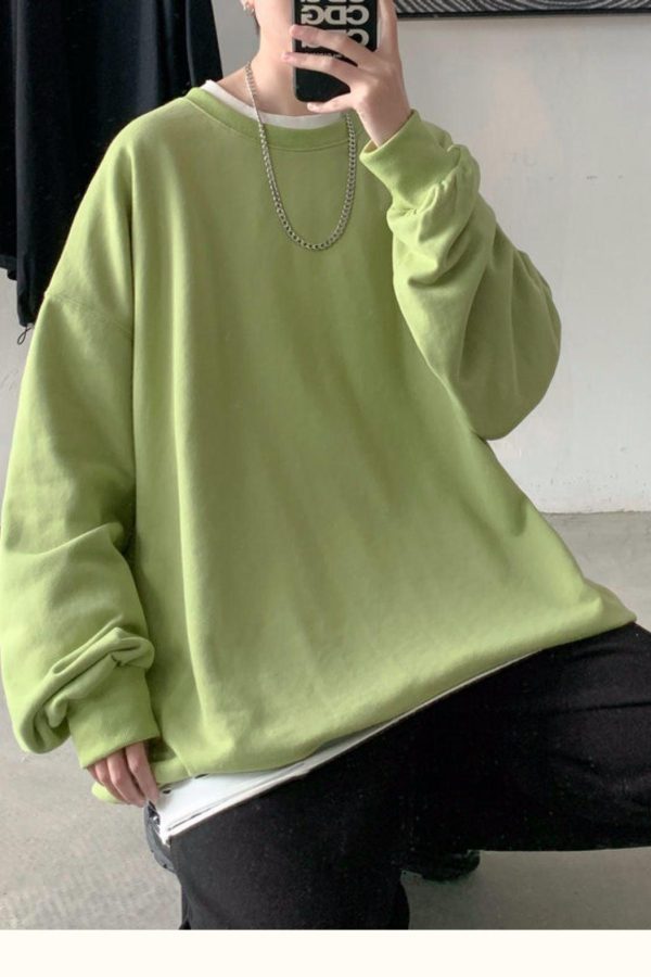 Soft Boy Basic Oversized Sweatshirt
