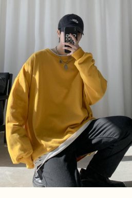 Soft Boy Basic Oversized Sweatshirt