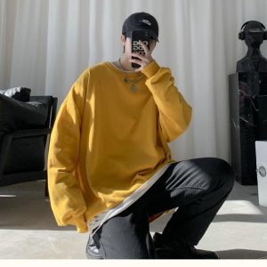 Soft Boy Basic Oversized Sweatshirt