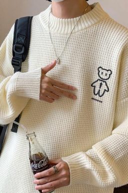 Soft Boy Bear Sweater