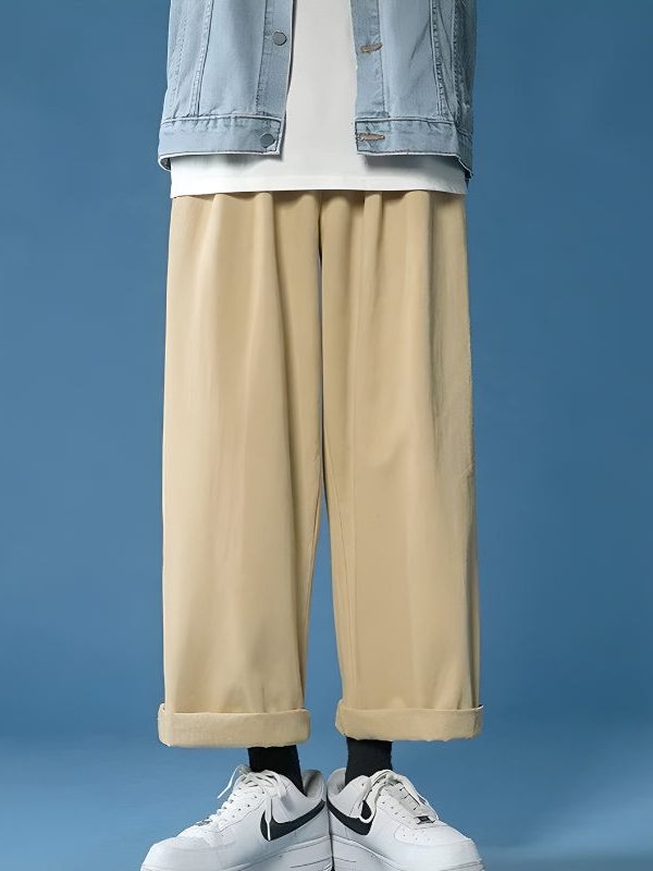 Soft Boy Casual Straight Leg Pants