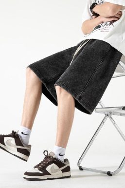 Soft Boy Drawstring Waist Sweatshort