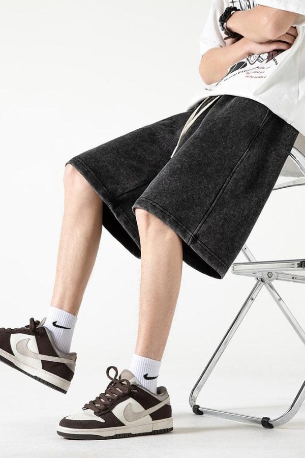 Soft Boy Drawstring Waist Sweatshort