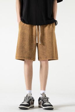 Soft Boy Drawstring Waist Sweatshort