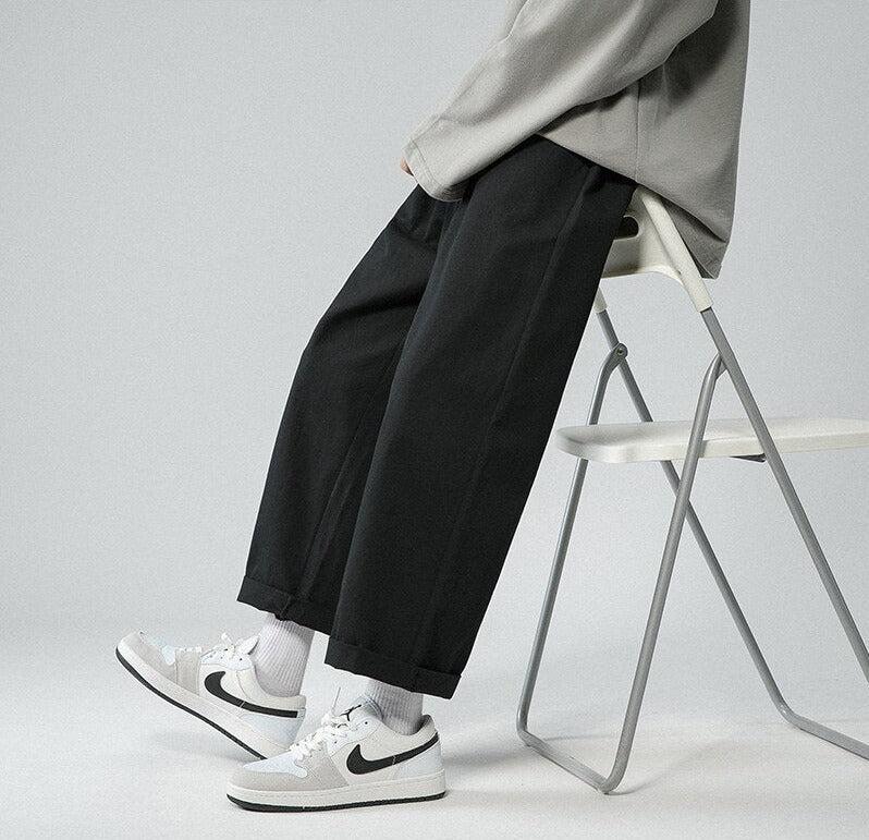 Soft Boy Elastic Waist Straight Leg Pants Soft Boy Elastic Waist Straight Leg Pants