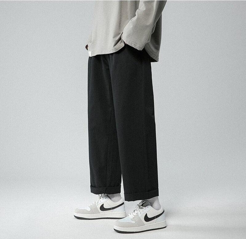 Soft Boy Elastic Waist Straight Leg Pants Soft Boy Elastic Waist Straight Leg Pants