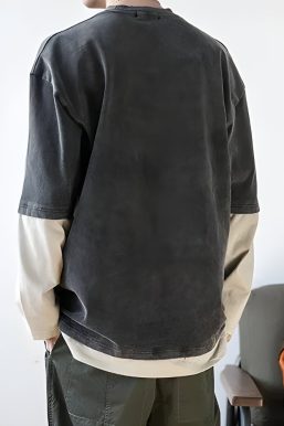 Soft Boy Layered Sleeve Sweatshirt