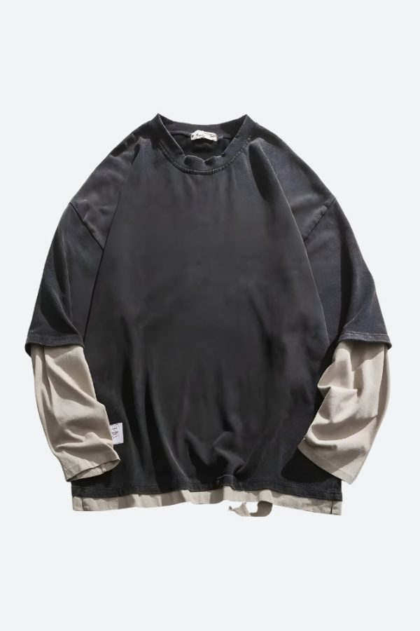 Soft Boy Layered Sleeve Sweatshirt