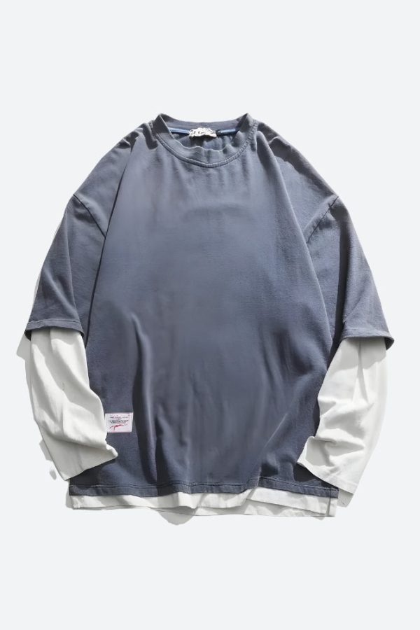 Soft Boy Layered Sleeve Sweatshirt