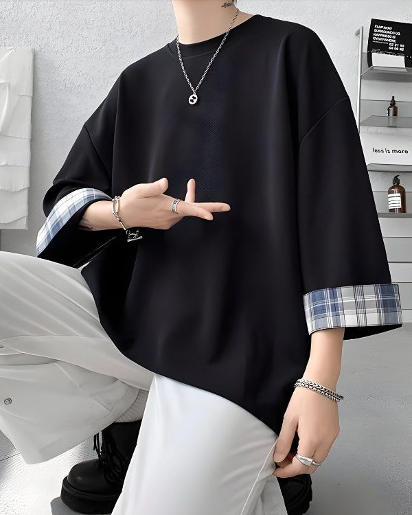 Soft Boy Oversize Detailed Tee