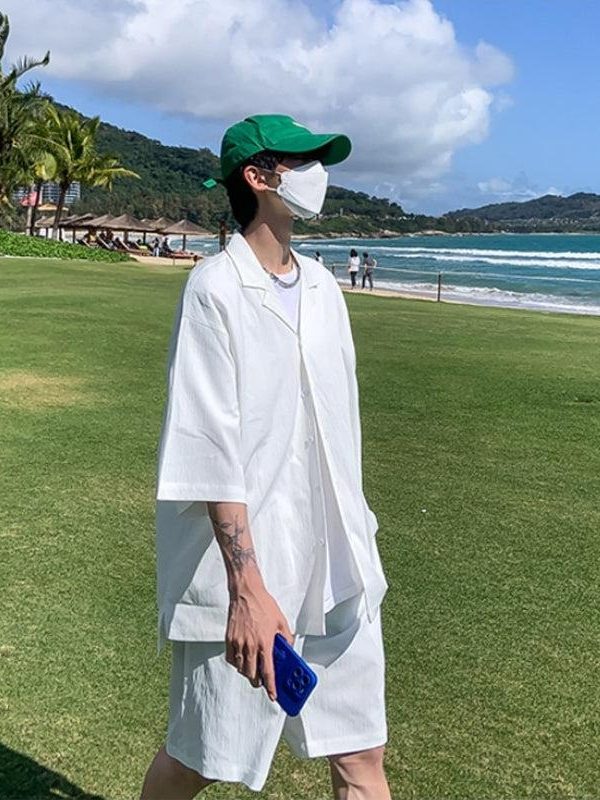 Soft Boy Shirt and Shorts Two Piece Set