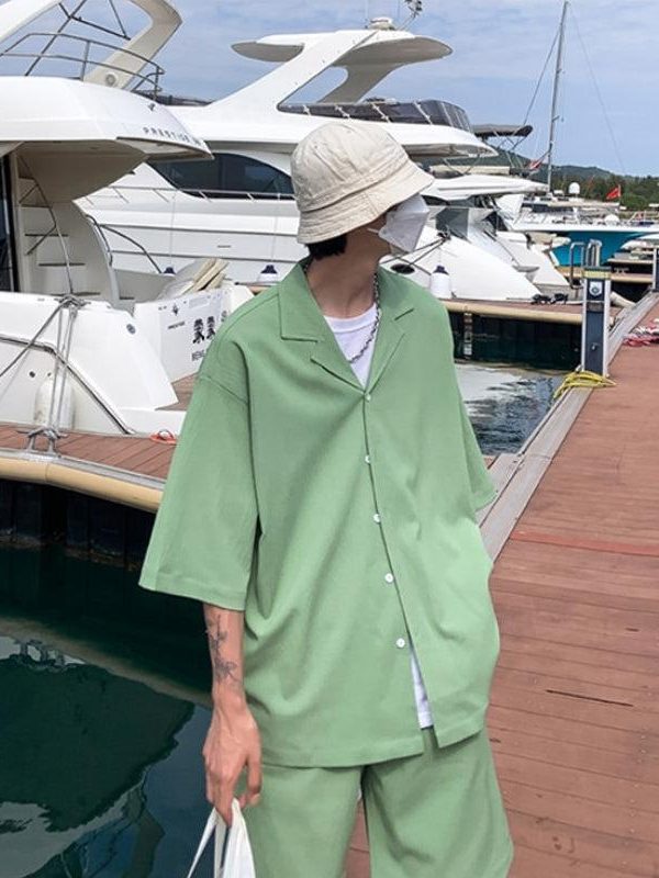 Soft Boy Shirt and Shorts Two Piece Set