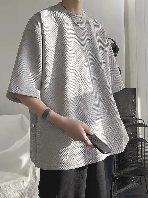 Soft Boy Snap Button Up Tee