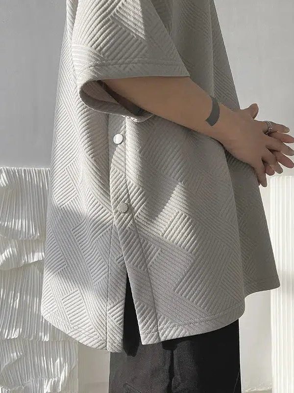 Soft Boy Snap Button Up Tee